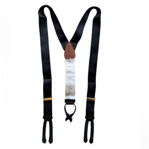 New Jos A. Bank Braces Suspenders Solid Black